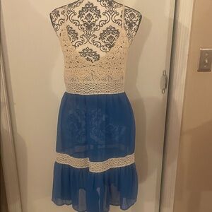 Flying Tomato Cream Lace Dress